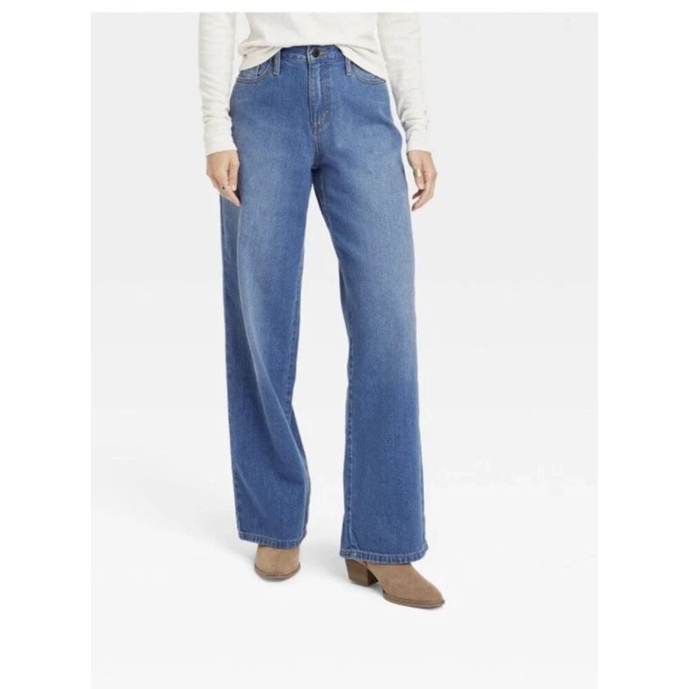 Universal Thread‎ Relaxed Wide Leg Jeans 6